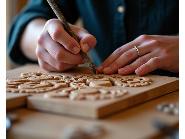 細部まで丁寧に仕上げが施されている木工作品