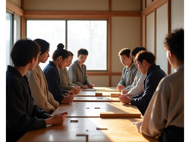 ワークショップで熱心に指導を受ける参加者たち